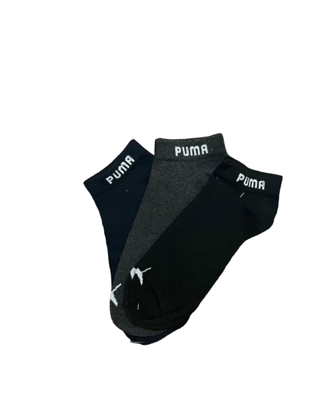 Puma Ankle Socks ā Pack of 3 Multi colour ā Premium Cotton