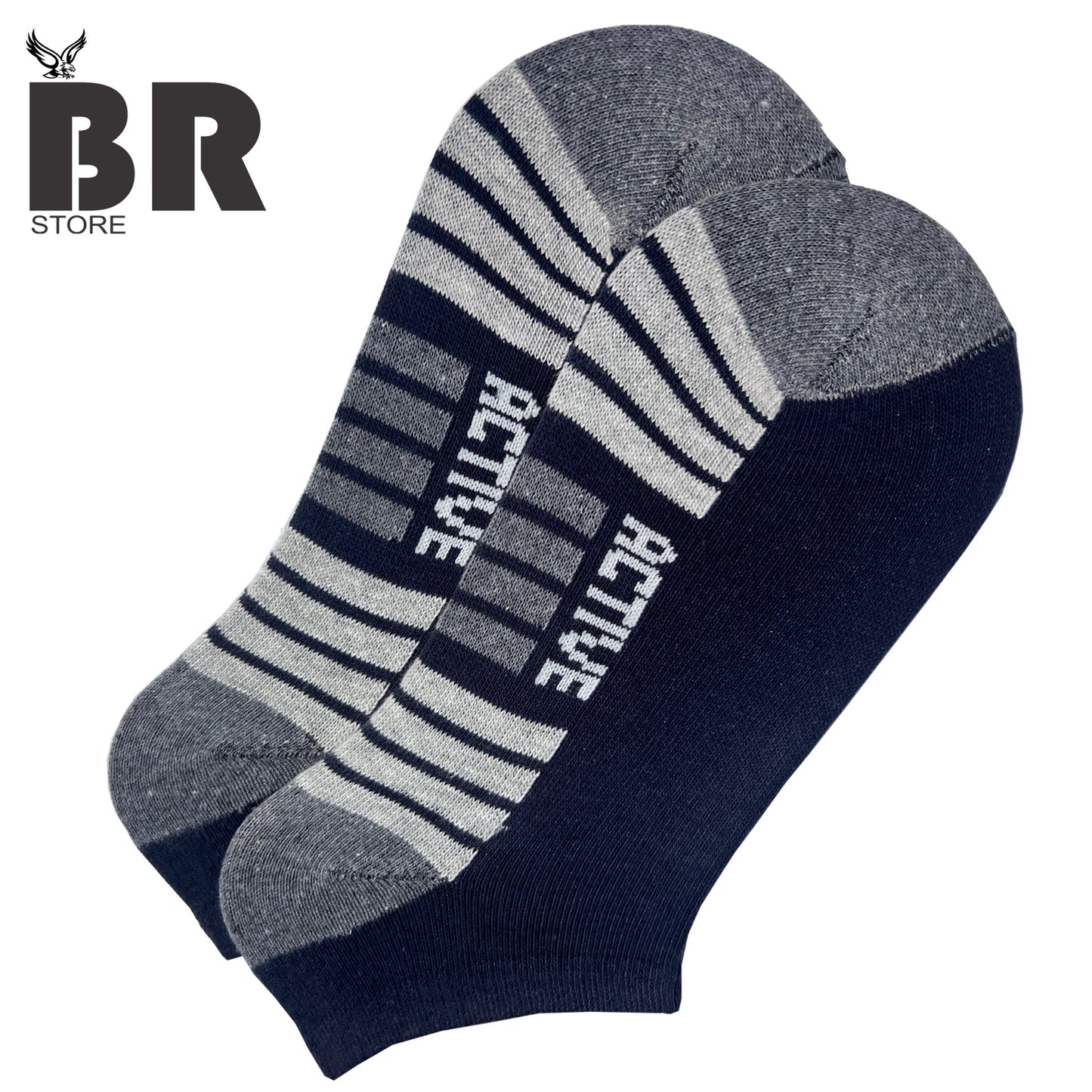 BR Store ā Active Low Cut Socks (Pack of 3) ā Premium Cotton
